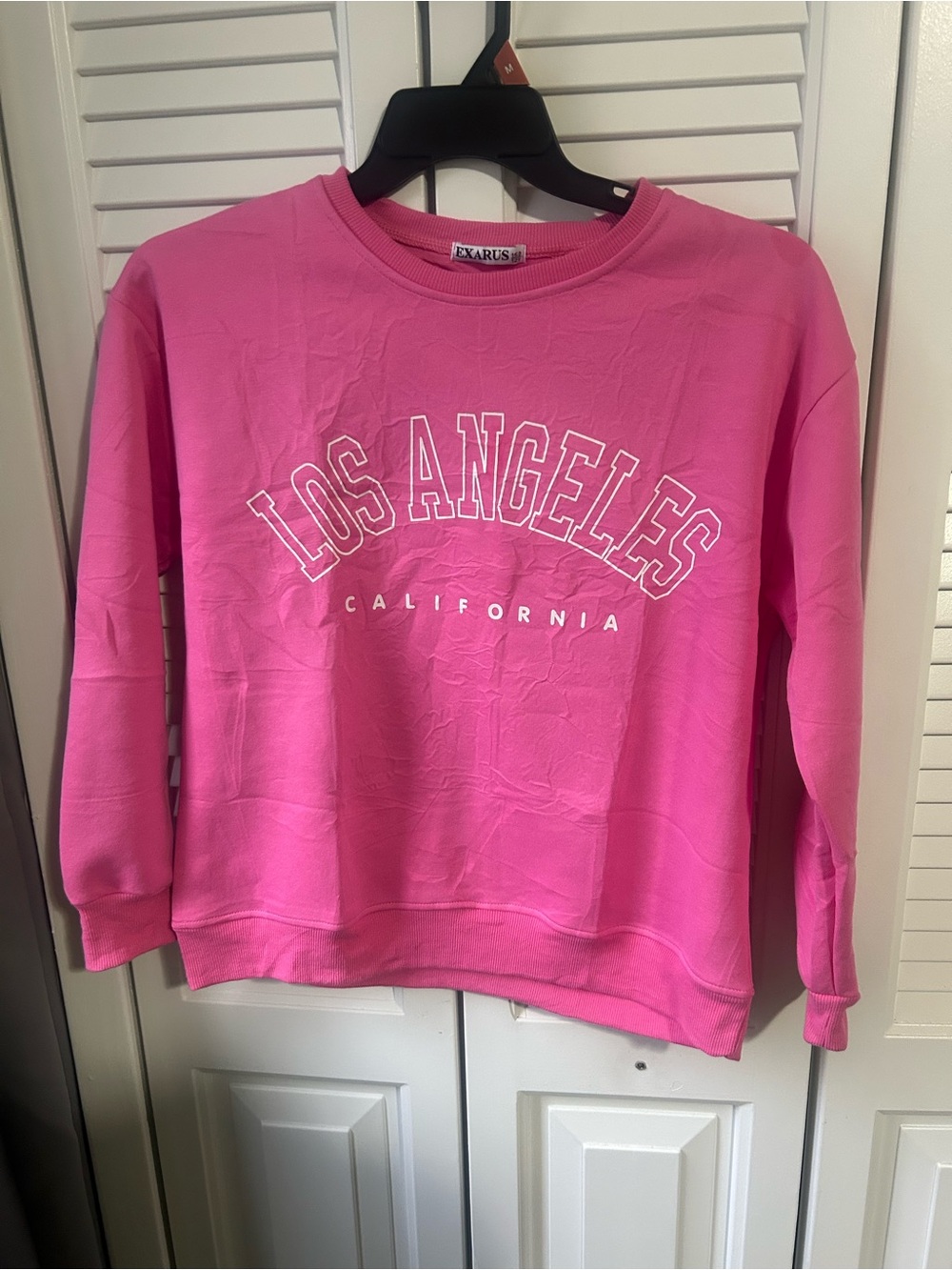Kids' Los Angeles Graphic Crewneck Sweatshirt - Pink